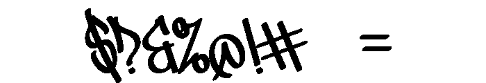 The Darks Font OTHER CHARS