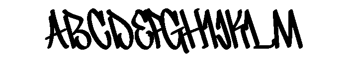 The Darks Font UPPERCASE