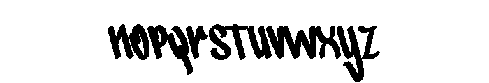 The Darks Font LOWERCASE