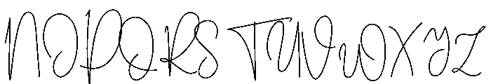The Delights Font UPPERCASE