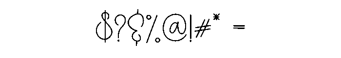 The Demon Font OTHER CHARS