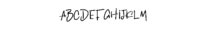 The Demon Font UPPERCASE