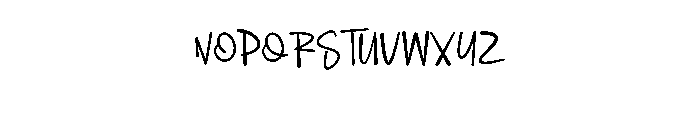 The Demon Font LOWERCASE