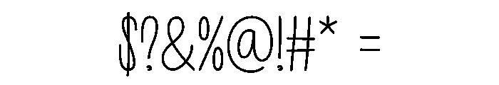 The Disney Regular Font OTHER CHARS