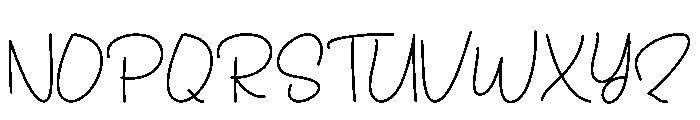 The East Font UPPERCASE