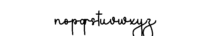 The East Font LOWERCASE