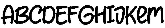 The Elbafe Font UPPERCASE