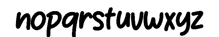 The Elbafe Font LOWERCASE