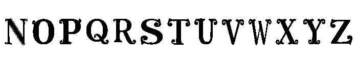 The Elite Regular Font UPPERCASE