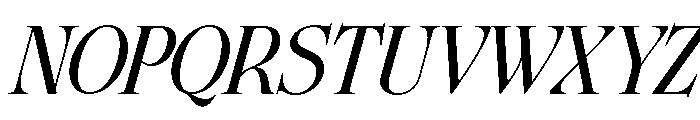 The Ethicly Bold Cond Ita Font UPPERCASE
