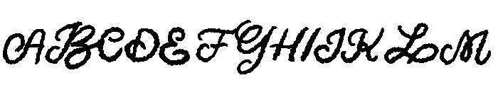 The Fairy Girly Font UPPERCASE