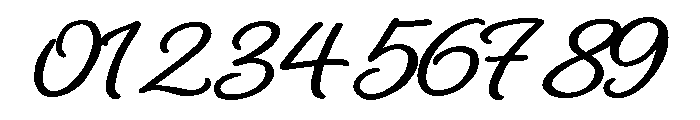 The Florishia Regular Font OTHER CHARS