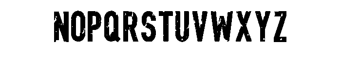 The Forest Hunter Regular Font UPPERCASE