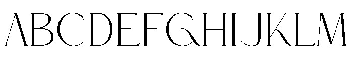 The Genium Font UPPERCASE