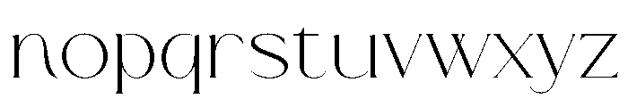 The Genium Font LOWERCASE