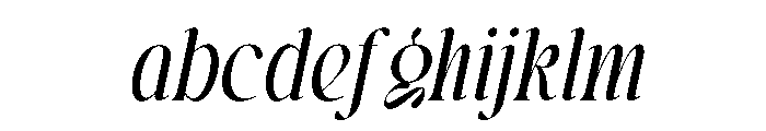 The Genova Italic FONT