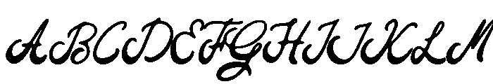 The Genta Flamingo Regular Font UPPERCASE