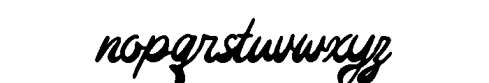 The Genta Flamingo Regular Font LOWERCASE