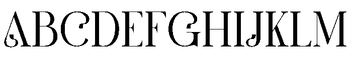 The  Goera Font UPPERCASE