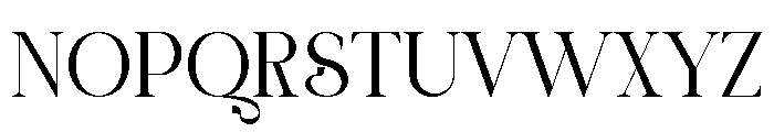 The  Goera Font LOWERCASE