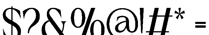 The Gold Bachelor Font OTHER CHARS