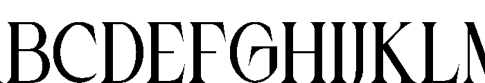 The Gold Bachelor Font UPPERCASE