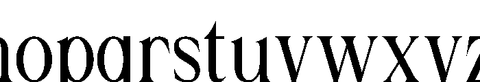 The Gold Bachelor Font LOWERCASE