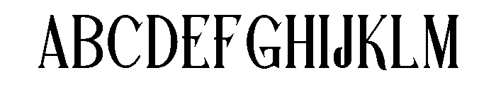 The Gorkey  Regular Font UPPERCASE