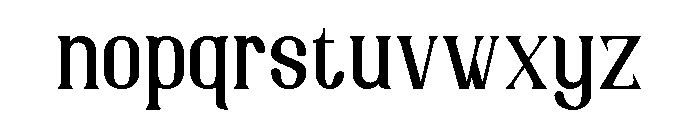 The Gorkey  Regular Font LOWERCASE