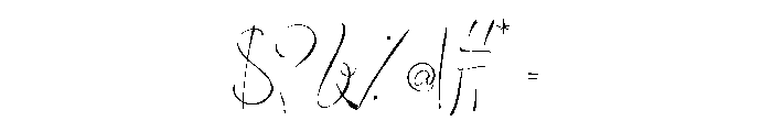 The Grande Font OTHER CHARS