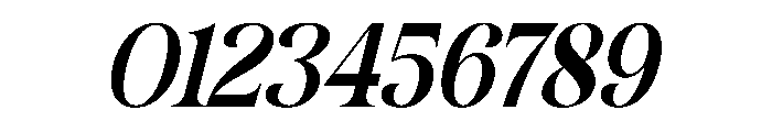 The Great Nineties Italic Font OTHER CHARS