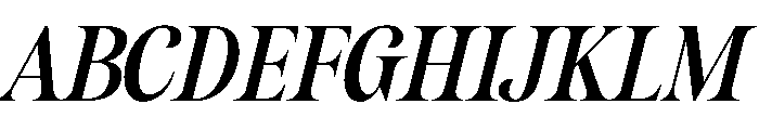 The Great Nineties Italic Font UPPERCASE