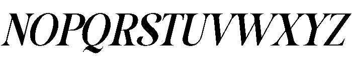 The Great Nineties Italic Font UPPERCASE
