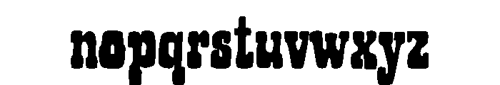 The Groove Chunky Font LOWERCASE