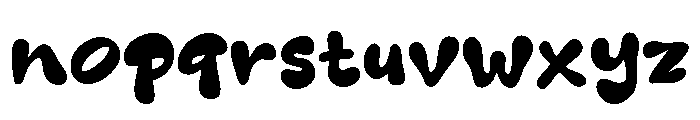 The Gurnito Font LOWERCASE