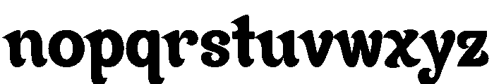 The Hodam Regular Font LOWERCASE