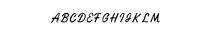 The Holiday Regular Font UPPERCASE
