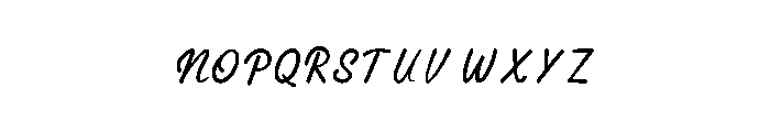 The Holiday Regular Font UPPERCASE