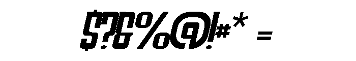 The Horison - Light Light Italic Font OTHER CHARS