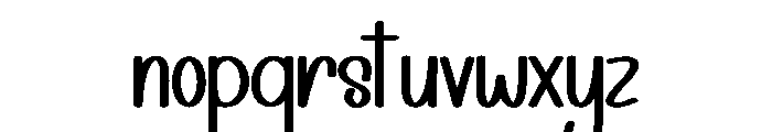 The Hustle Font LOWERCASE
