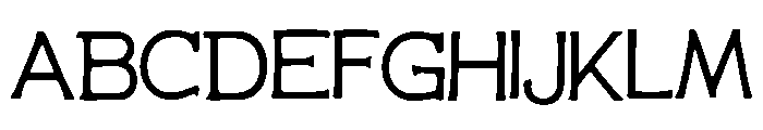 The_In_Between Font UPPERCASE