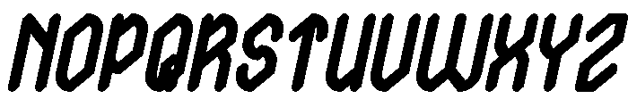 The Journalist Bold Italic Font UPPERCASE