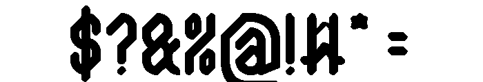 The Journalist Bold Font OTHER CHARS