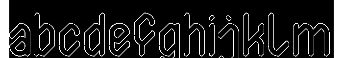 The Journalist-Hollow-Inverse FONT