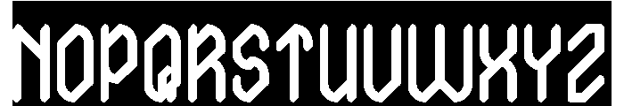 The Journalist-Inverse Font UPPERCASE