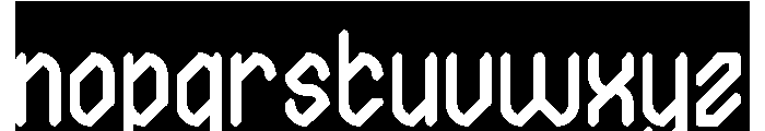 The Journalist-Inverse Font LOWERCASE