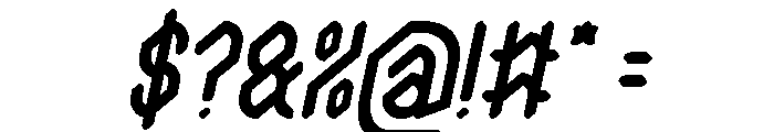 The Journalist Italic Font OTHER CHARS