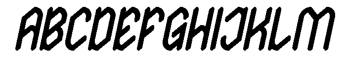 The Journalist Italic Font UPPERCASE