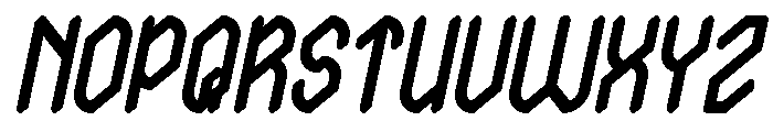 The Journalist Italic Font UPPERCASE