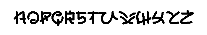 The Kaisar Font UPPERCASE
